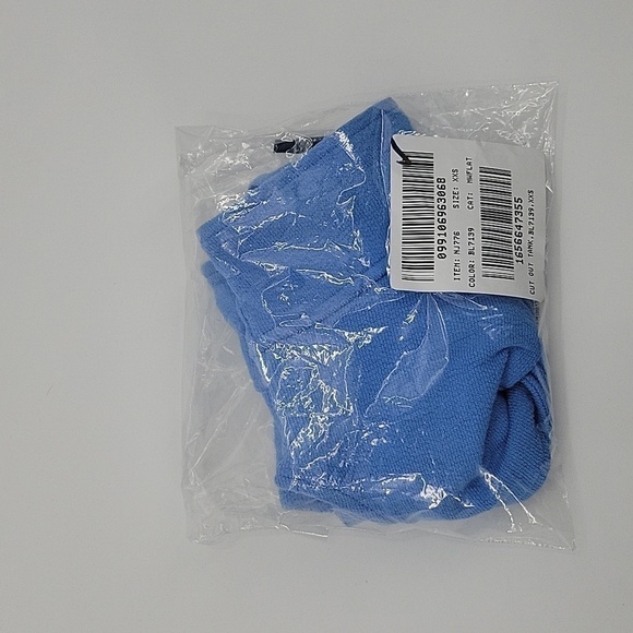 Madewell Cutout Knot-Front Crop Tank Top in Oasis Blue size XXS NWT NJ776 - Picture 11 of 12